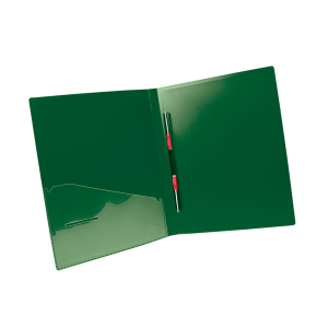 Carpeta A4 c/ Clip Gusano y Bolsillo - Verde