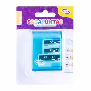 Sacapuntas Triple c/Contenedor