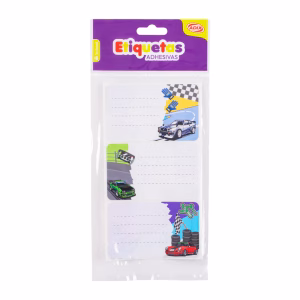 Etiqueta Escolar Autos