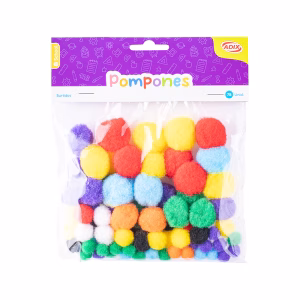 Pompones de Colores 78 un.