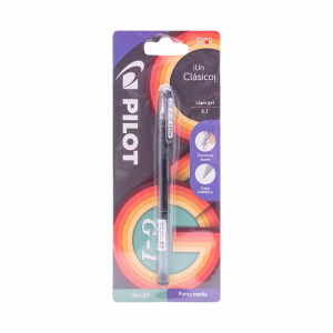 Lápiz Gel G-1 0.7 mm. Negro Blister