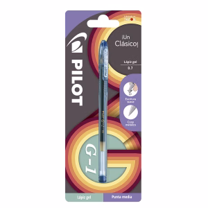 Lápiz Gel G-1 0.7 mm. Azul Blister