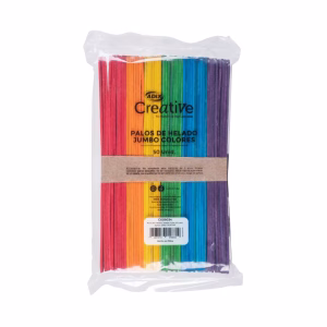 Palos de Helado Jumbo Color 50 un.