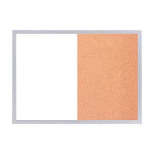 Pizarra Combinada Acrílica y Corcho - 60 x 90 cm.