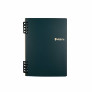 Libreta A5 anillada verde oscuro