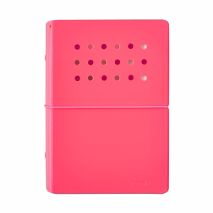Agenda Pin A6 Calipso c/ 4 Anillos - Fucsia