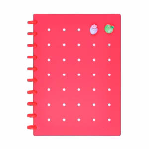 Cuaderno B5 c/ Pines Anillado - Fucsia