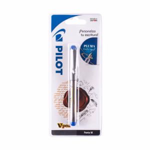 Pluma V Signpen Azul Blister 