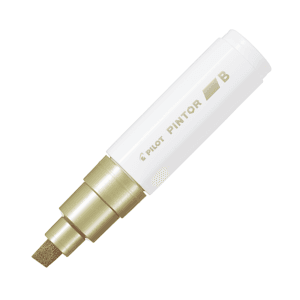 Marcador Pintor Biselado - Dorado